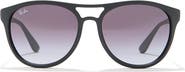 Ray-Ban 58mm Round Sunglasses