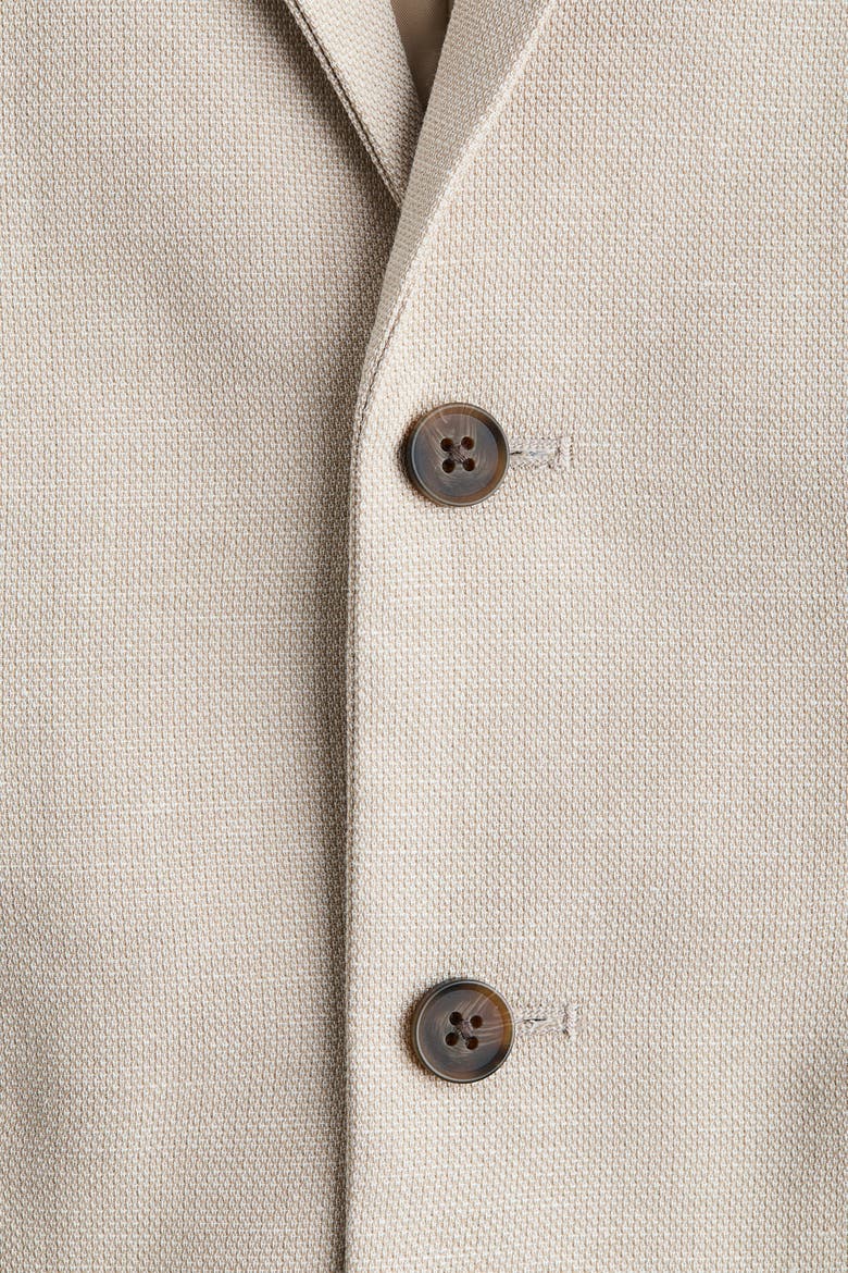 Linen-blend Jacket, Alternate, color, Light beige