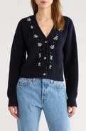 All in Favor Bead Detail Rib Cardigan