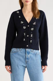 All in Favor Bead Detail Rib Cardigan