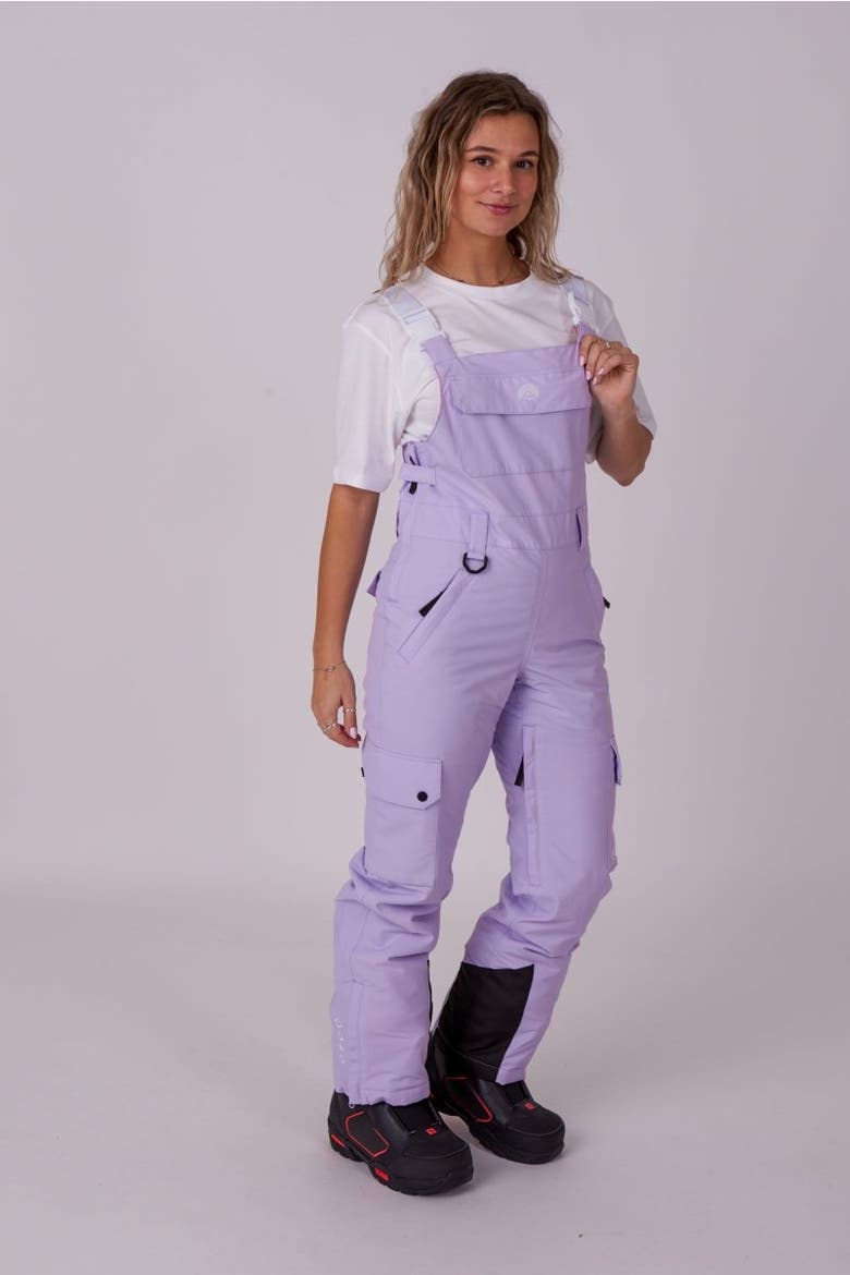 Yeh Girl Bib Pant - Lavender, Alternate, color, Lavender