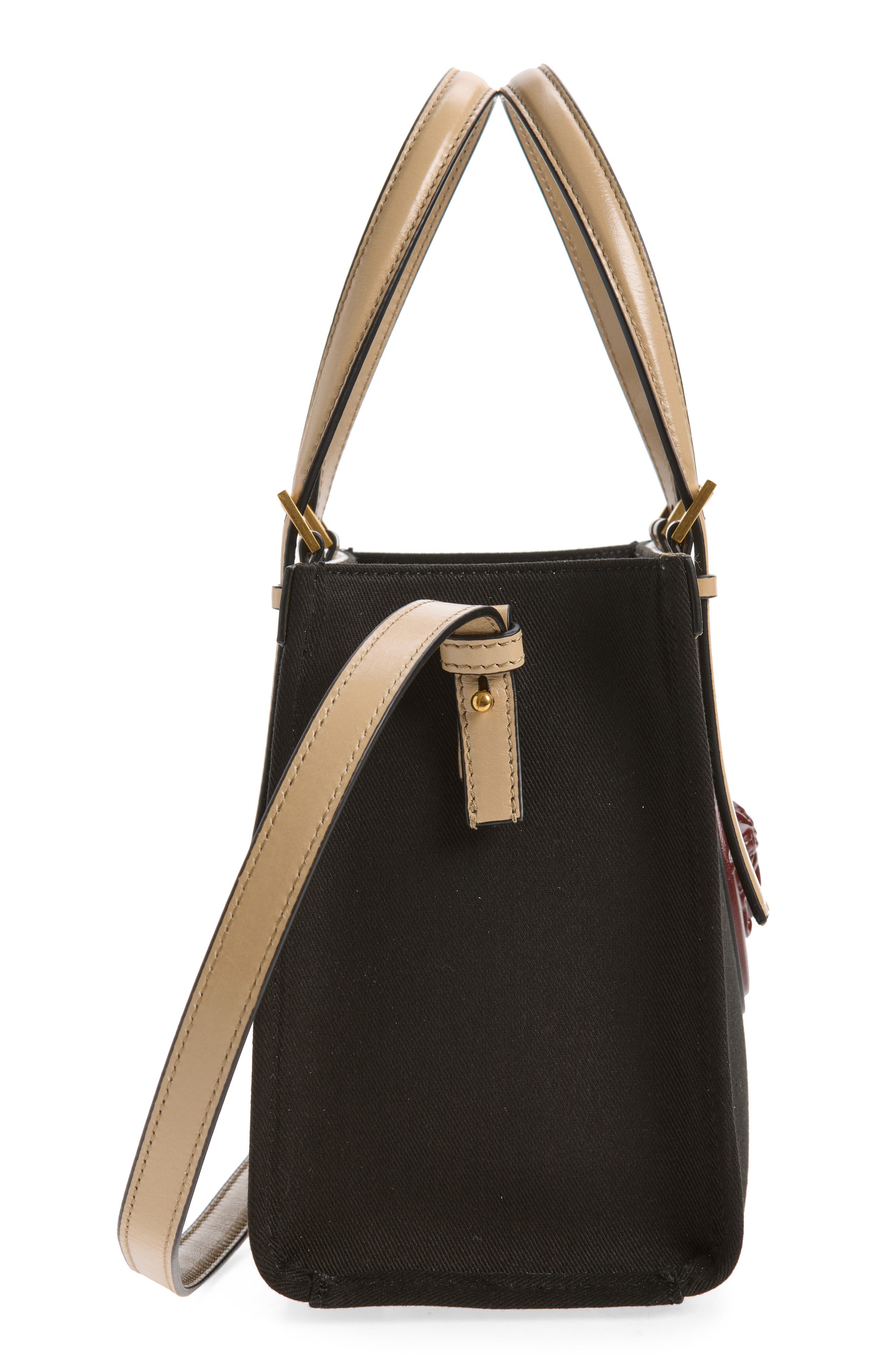 Rivière Canvas Tote, Alternate, color, BLACK/ GREY/ ROSEWOOD/ GOLD