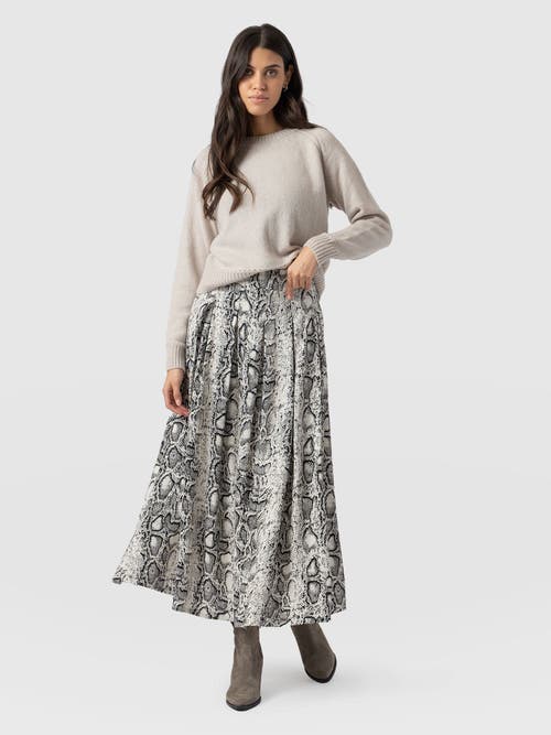 Saint And Sofia Saint + Sofia Eliza Pleated Skirt