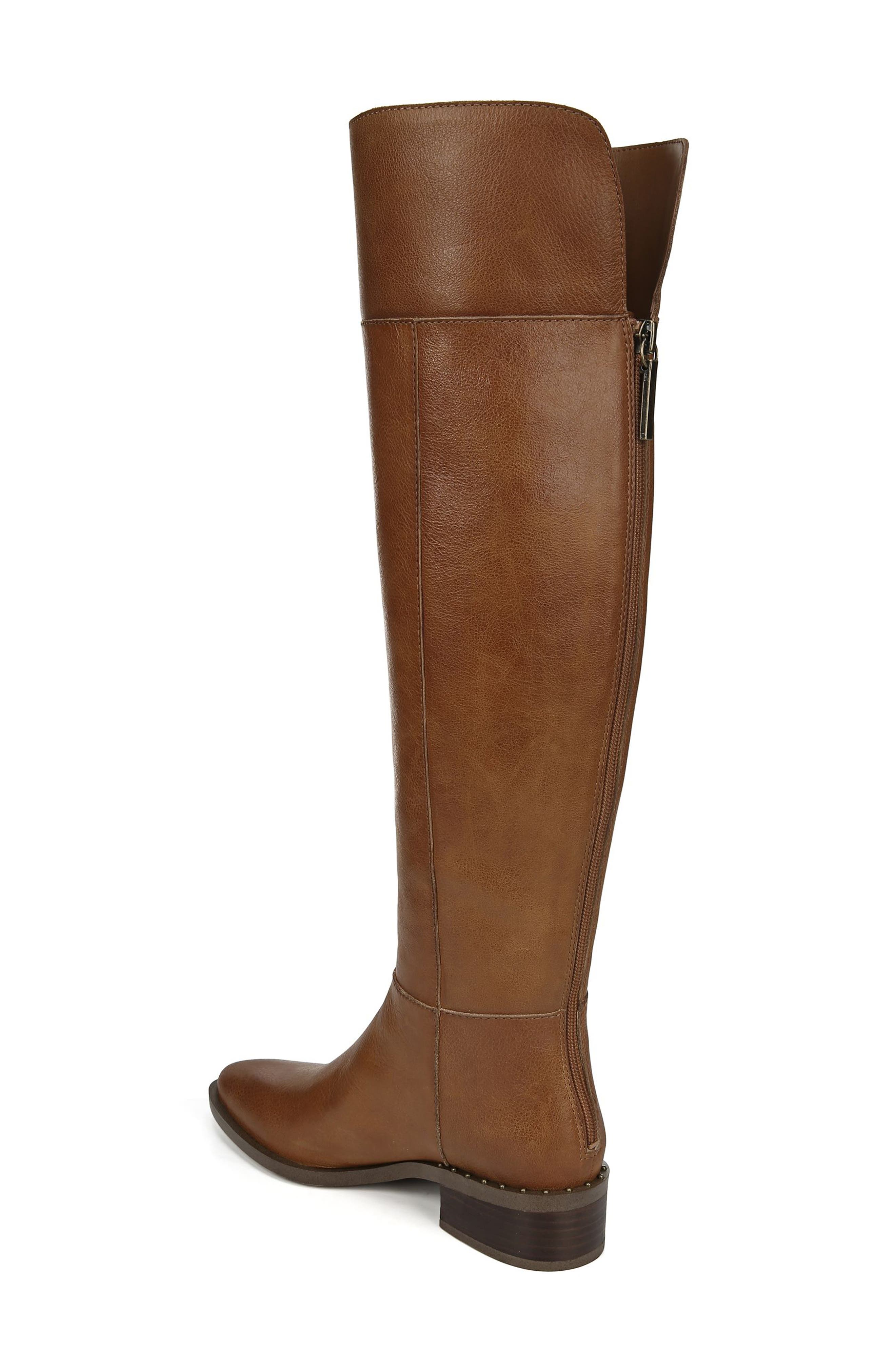 Daya Knee High Boot, Alternate, color, COGNAC LEATHER