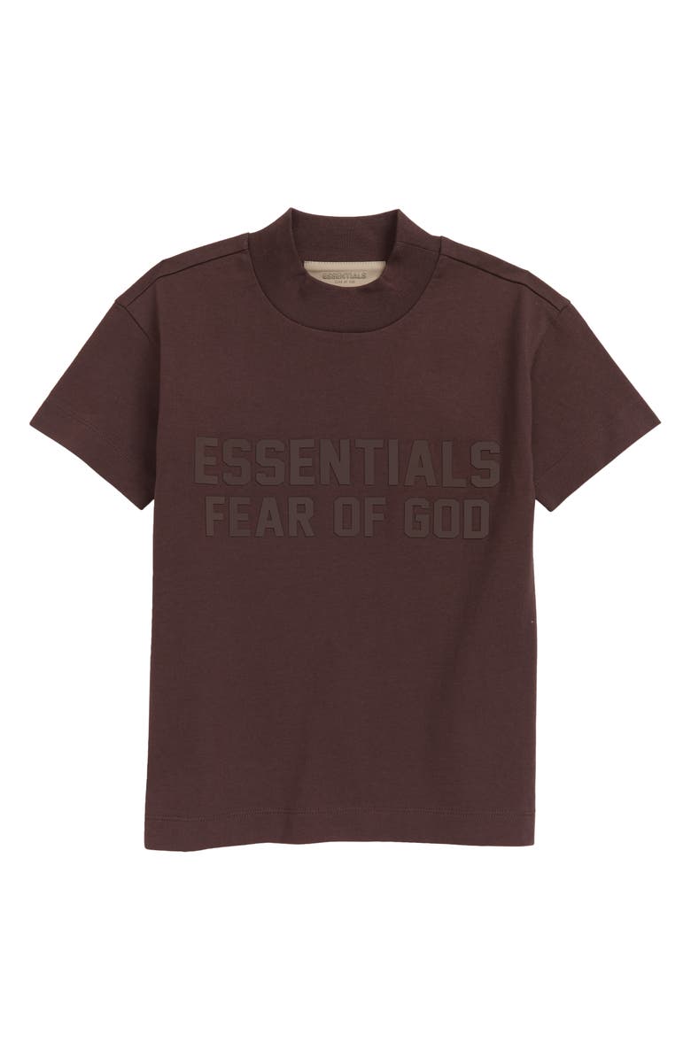 Fear of God Essentials Kids' Essentials Mock Neck Graphic Tee, Main, color, 