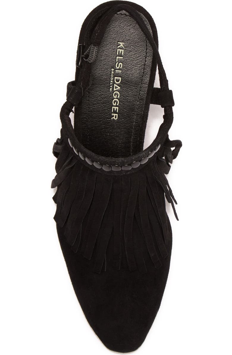 Kelsi Dagger Brooklyn Ilona Fringe Slingback Bootie, Alternate, color,