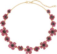 Kate Spade New York poppy power statement necklace