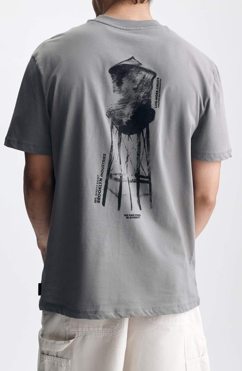 Brooklyn Industries Loose Fit Cotton Graphic T-Shirt, Alternate, color, 