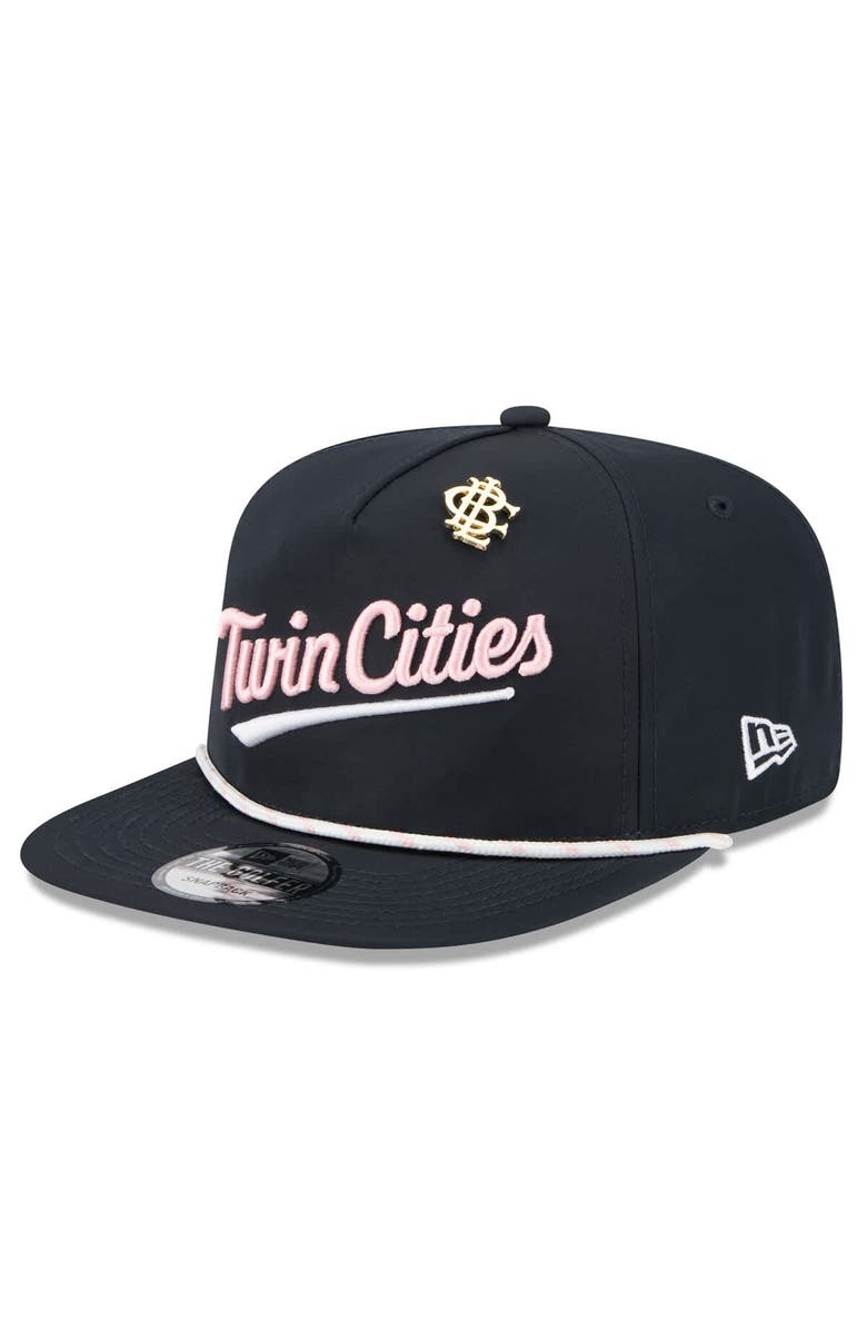 New Era Men's New Era Navy Minnesota Twins 2025 Big League Chew Golfer Snapback Hat, Main, color, Navy
