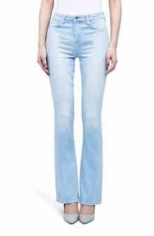 L'AGENCE Oriana High Waist Straight Leg Jeans