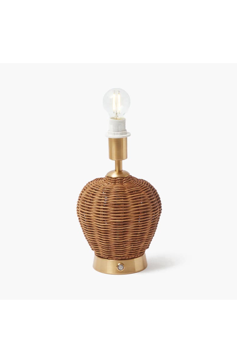Mrs. Alice Rattan Ursula Rechargeable Lamp, Main, color, Natural