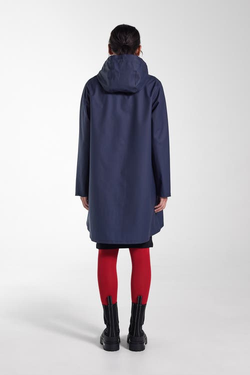 Stutterheim Mosebacke Lightweight Raincoat In Blue
