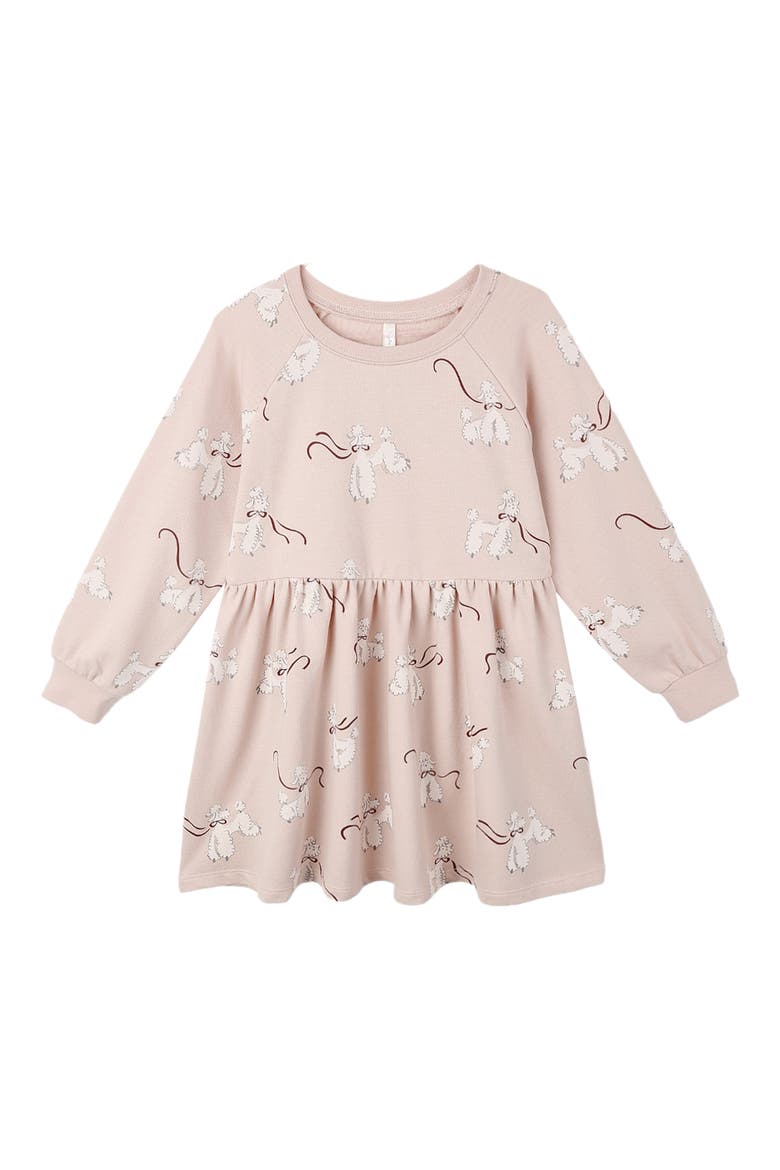Kids' Poodle Raglan Dress, Main, color, BLUSH