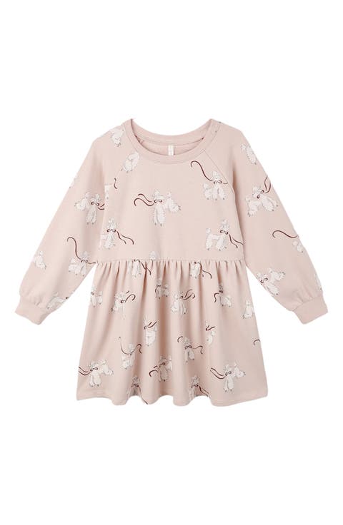 Kids' Poodle Raglan Dress