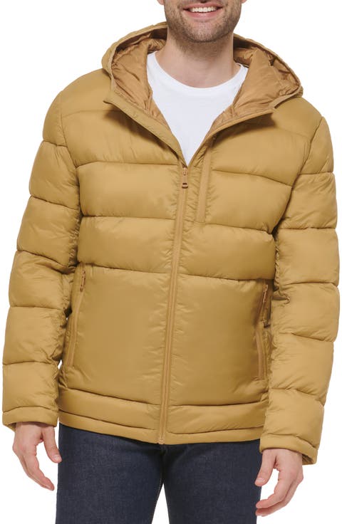 Hooded Nylon Puffer Jacket