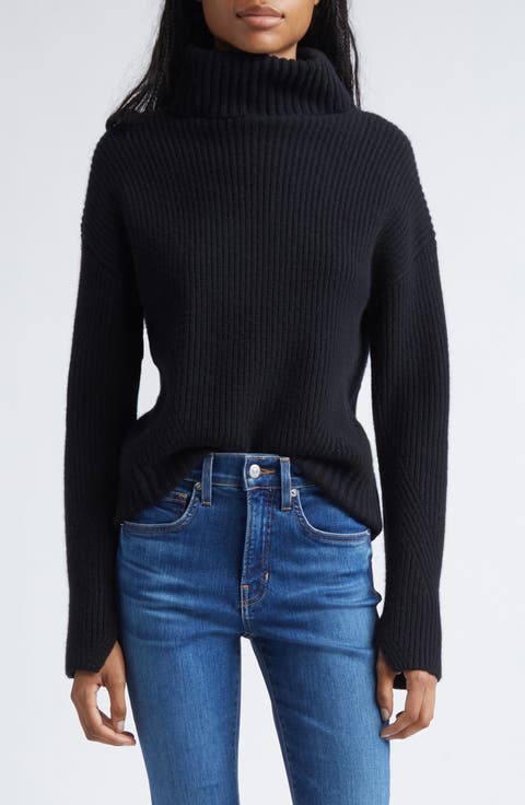 Matilda Virgin Wool & Cashmere Turtleneck Sweater
