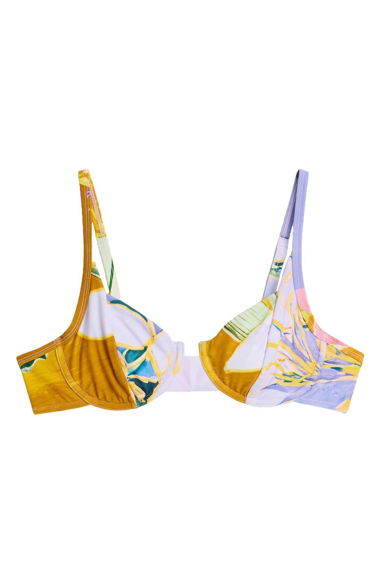Desigual Underwire Bikini Top, Alternate, color, Multi