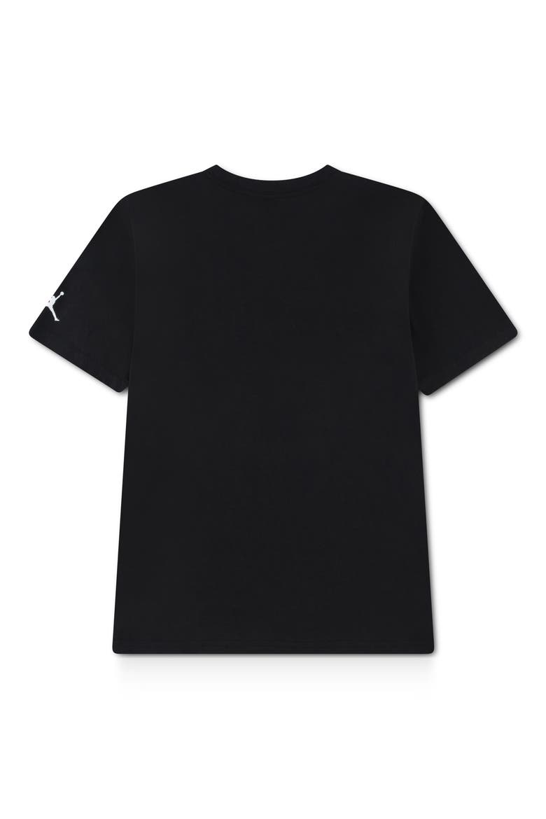 Kids' Swoosh Air Graphic T-Shirt, Alternate, color, BLACK