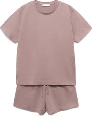 MANGO Short Cotton Pajamas