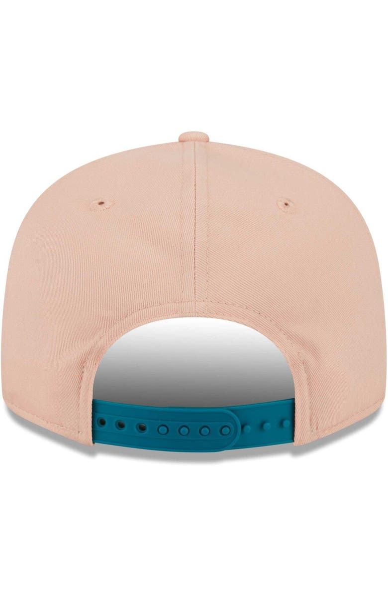 New Era Men's New Era Pink Boston Red Sox  Sky Aqua Undervisor 9FIFTY Snapback Hat, Alternate, color, 