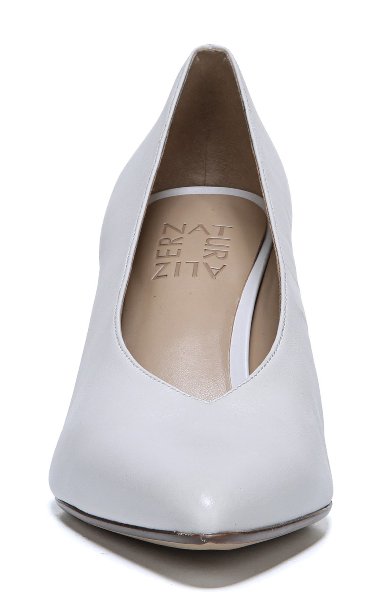 Hope Pointy Toe Pump, Alternate, color, WHITE LEATHER