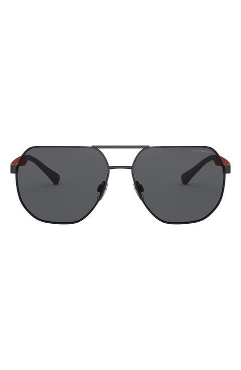 61mm Square Sunglasses