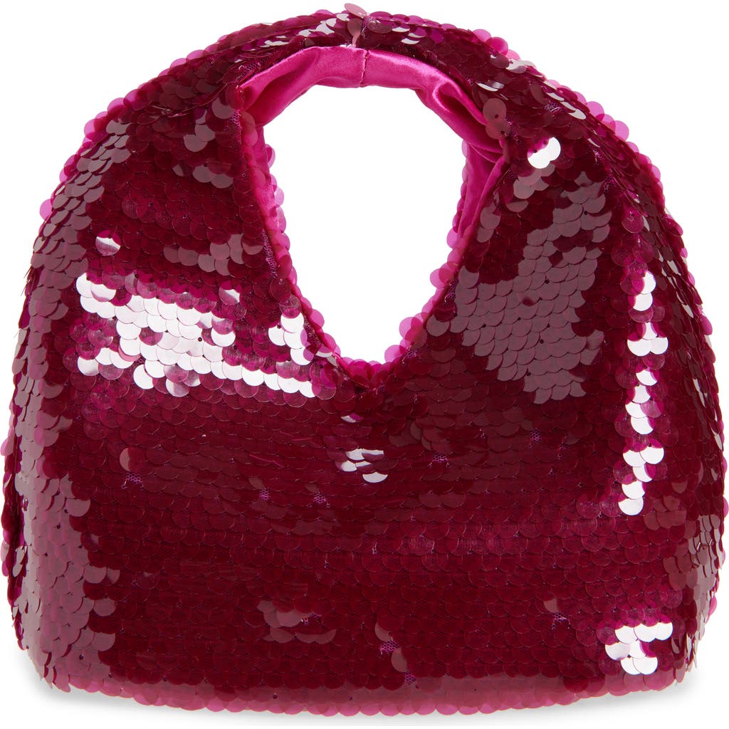 Dolce Vita Dahlia Sequin Shoulder Bag In Red