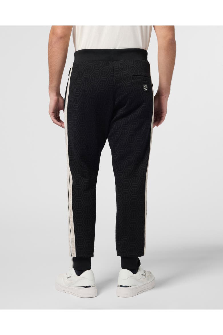 Tracksuit Joggers Jacquard Monogram Men, Alternate, color, black