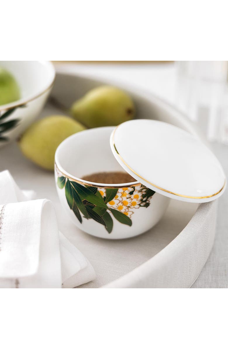 Togas Belize Sugar bowl, Alternate, color, White