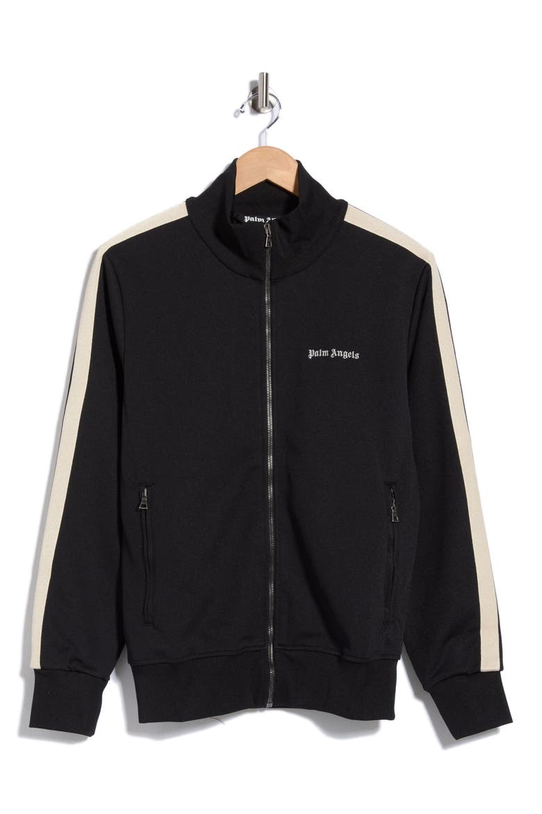 Classic Logo Track Jacket, Alternate, color, BLACK/OFF WHITE