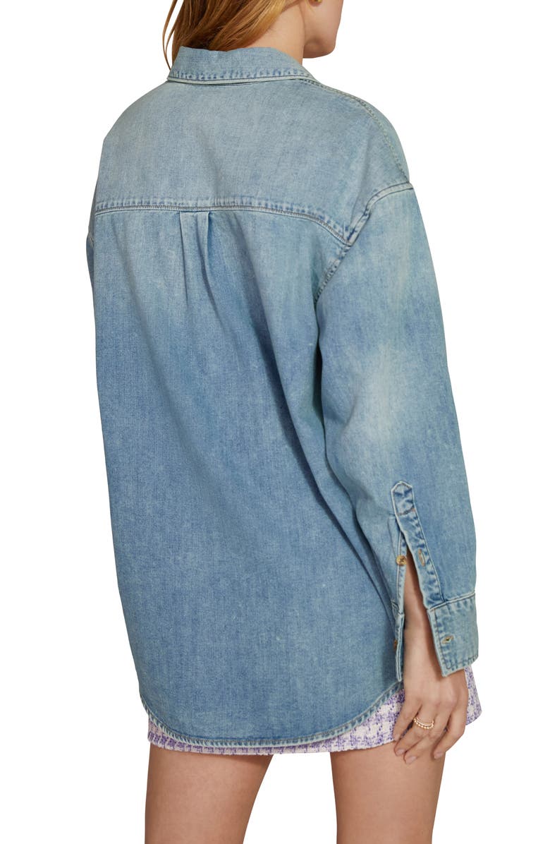 Favorite Daughter The Ex-Boyfriend Denim Shirt, Alternate, color,