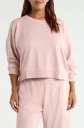 Eileen Fisher Organic Cotton Crop Sweatshirt