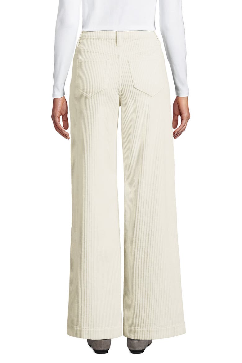 High Rise Wide Leg Corduroy Pants, Alternate, color, Ivory