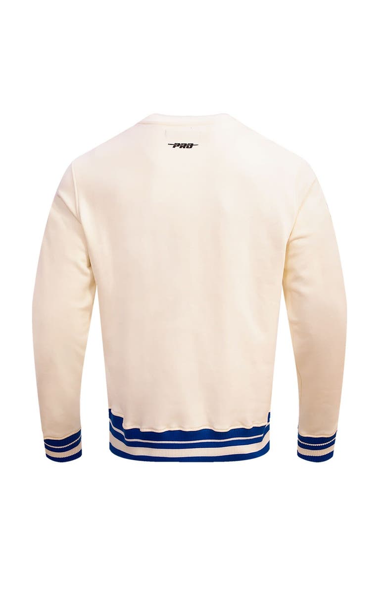 PRO STANDARD Men's Pro Standard Cream Seattle Seahawks Retro Classics Fleece Pullover Sweatshirt, Alternate, color, Cream