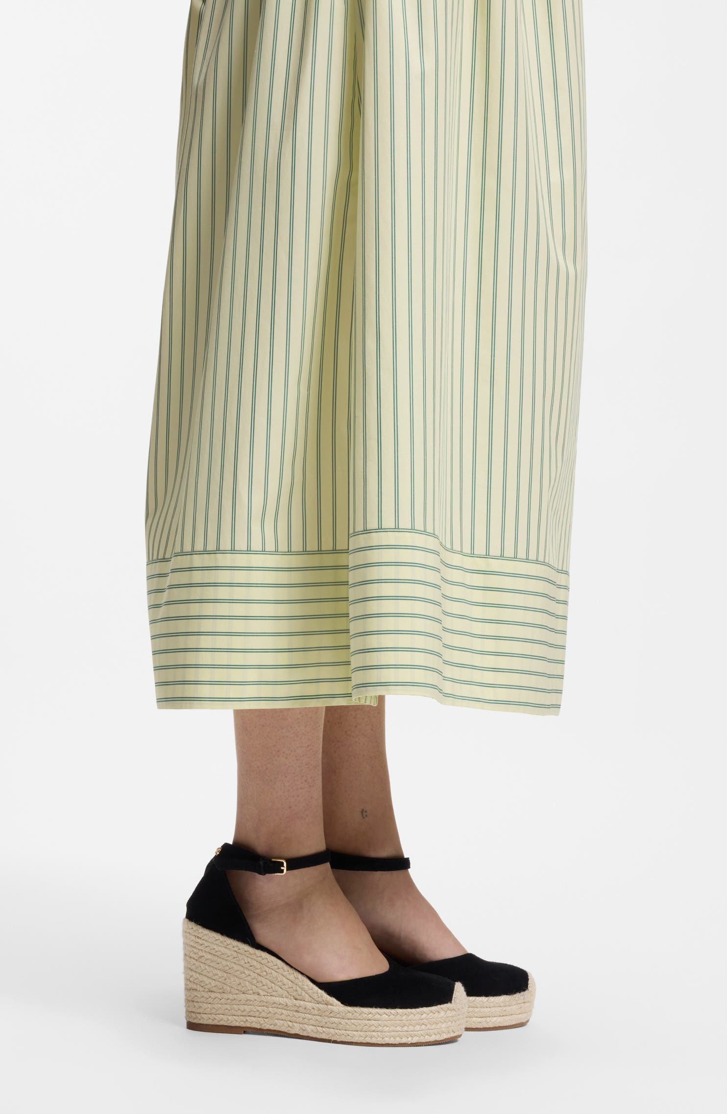 BOSS Madeira Espadrille Platform Wedge Pump, Alternate, color, Black