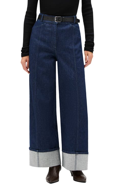 Denim Cuff Pant