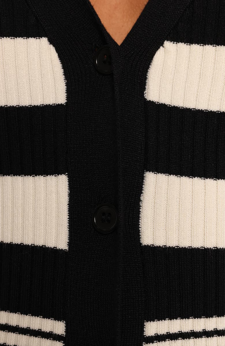 Petal & Pup Sorella Mixed Stripe Cardigan, Alternate, color, 