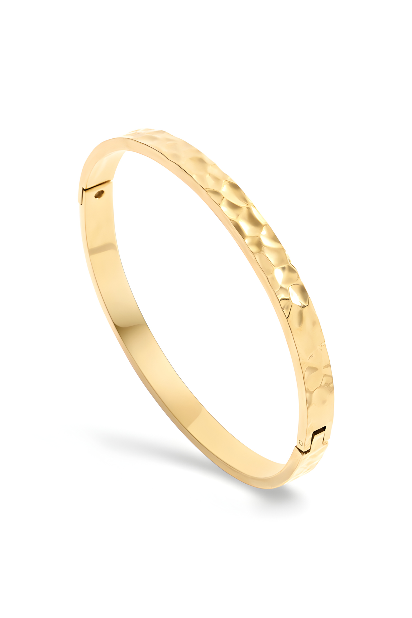 Gold Colure Code Mint & Lily Hammered Gold Cuff Bracelet (Women) | Nordstrom