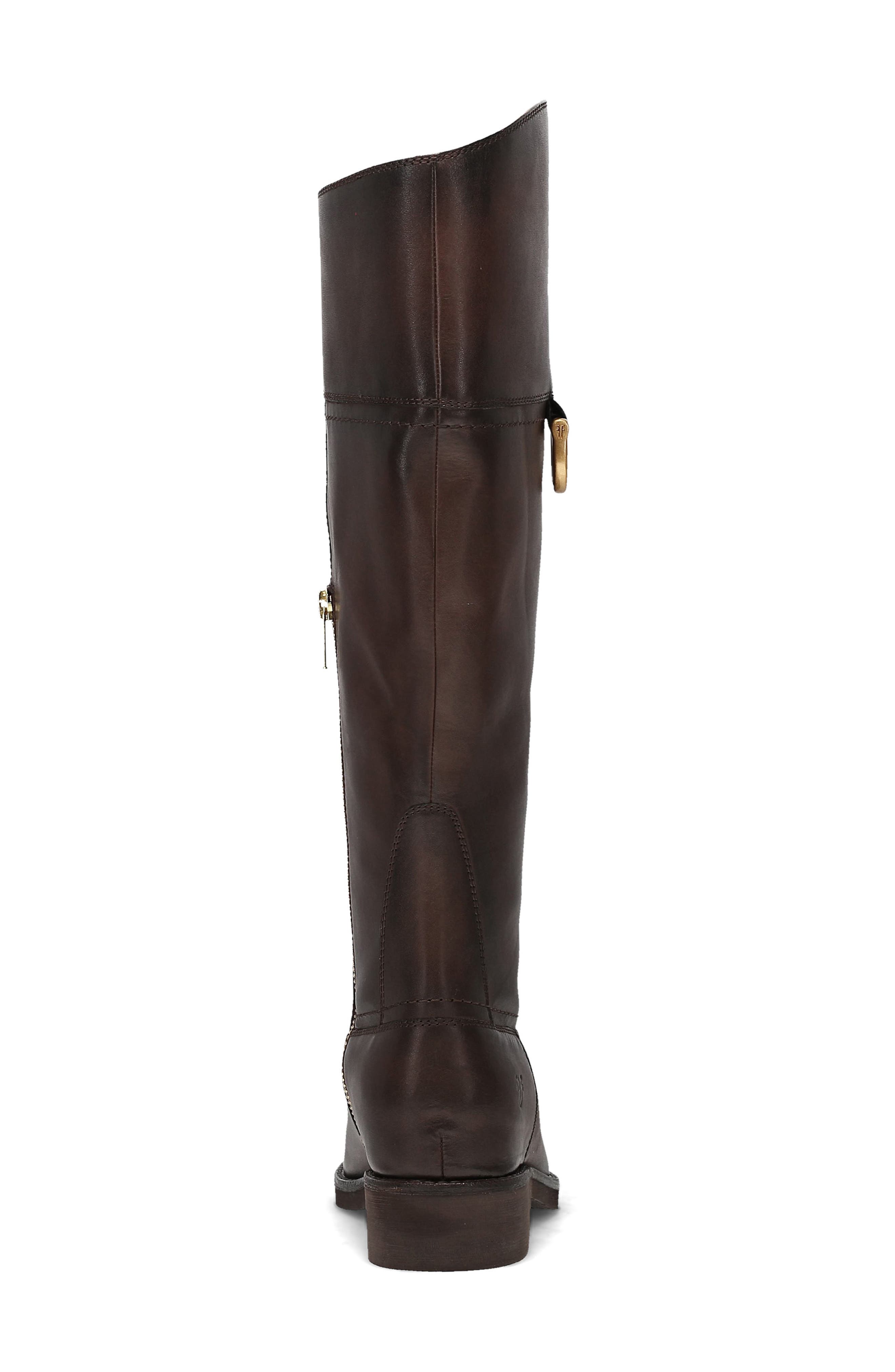 Quinn Riding Boot, Alternate, color, CHOCOLATE
