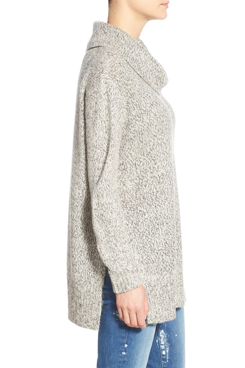 RD Style Cowl Neck Sweater, Alternate, color, WHITE BEACH TWIST