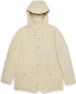 Rains Waterproof Snap Front Rain Jacket