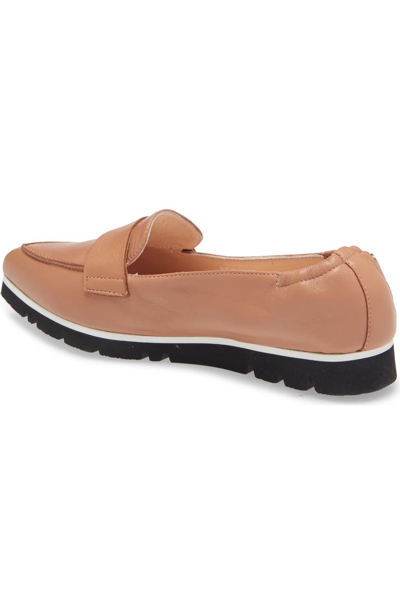 AGL Micro Leopard Print Pointed Toe Loafer, Alternate, color,