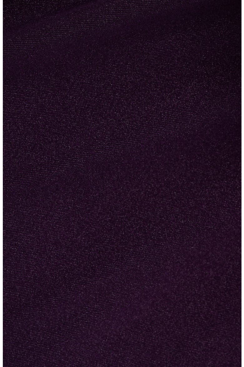 Strapless Ruffle Sateen Gown, Alternate, color, EGGPLANT