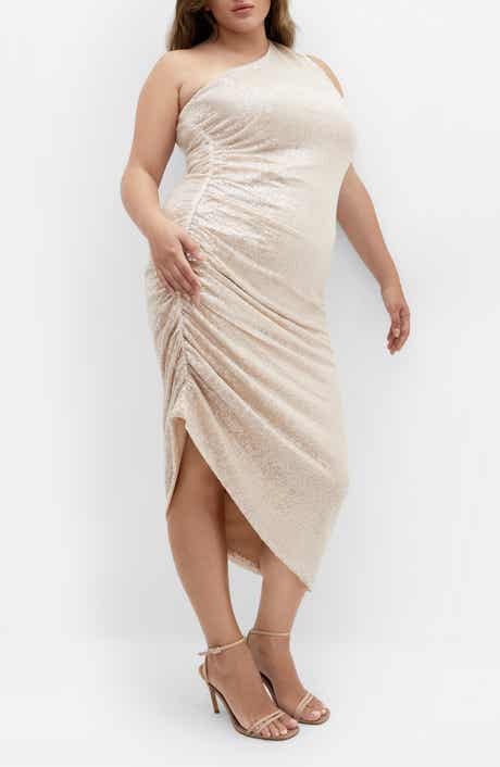 Violeta Sequin One Shoulder Dress