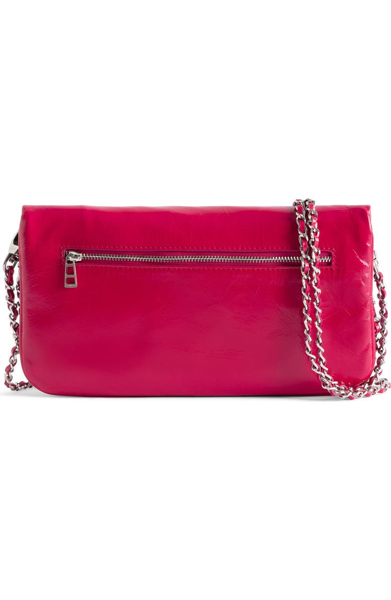 Zadig & Voltaire Rock Vintage Patent Crossbody Bag, Alternate, color,