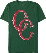 Crooks & Castles Men's Crooks & Castles Initials Bold Logo Graphic T-Shirt