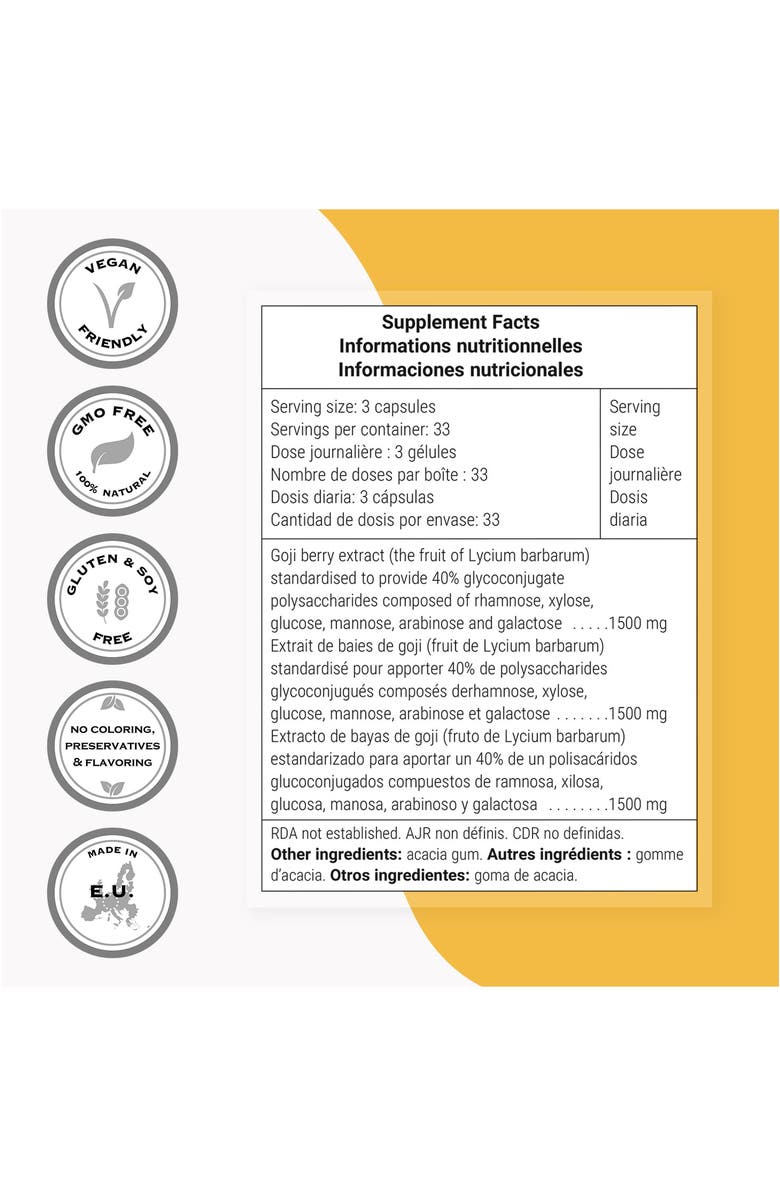 SuperSmart Goji Berry Extract 1500mg, Alternate, color,