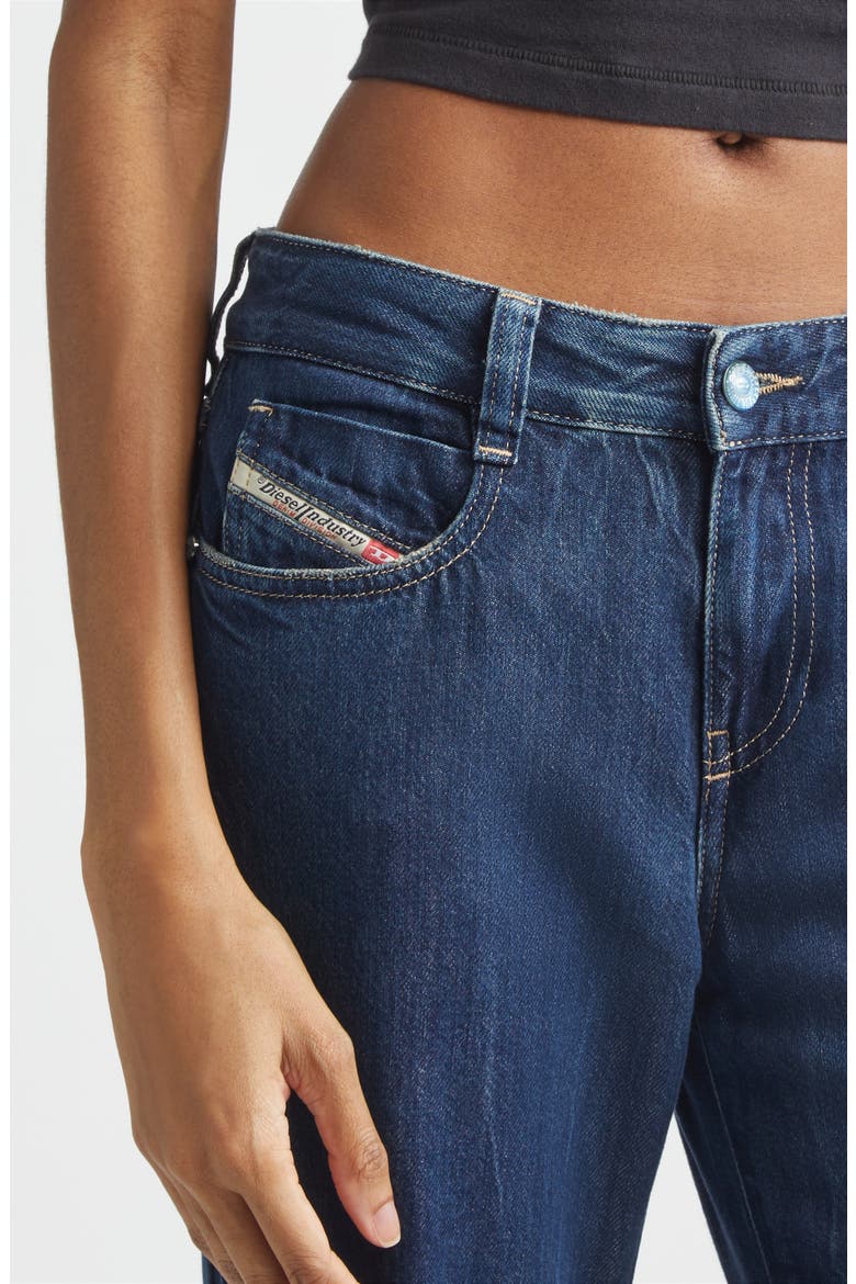 1970 D-Bleess Flare Leg Jeans, Alternate, color, DENIM