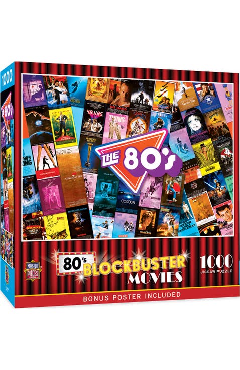 80's Blockbusters 1000 Piece Puzzle
