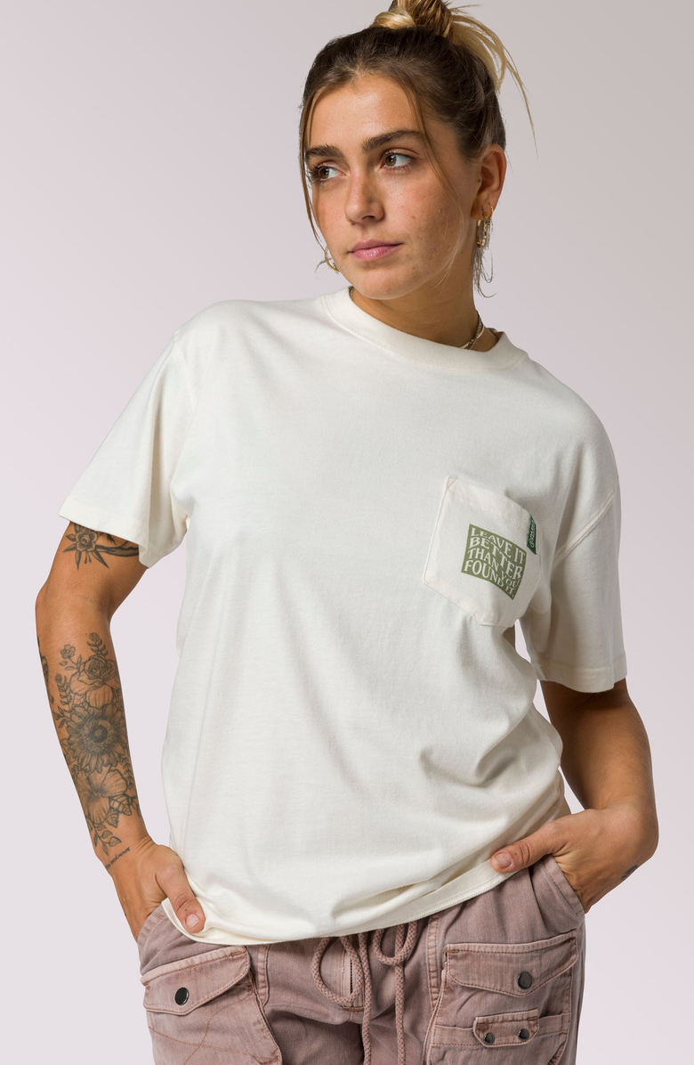 Parks Project Leave It Better Pocket Tee, Main, color, Natural